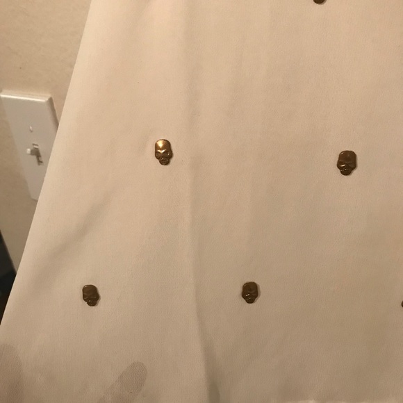 Skulls sheer dress top size small - Picture 3 of 4